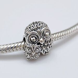 Pandora Owl Mother & Baby Charm